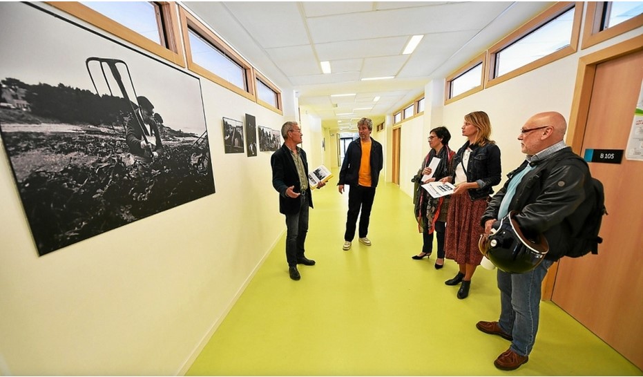 Les photos prises par Alain Le Nouail dans la Baie de Morlaix s’exposent au lycée Tristan-Corbière